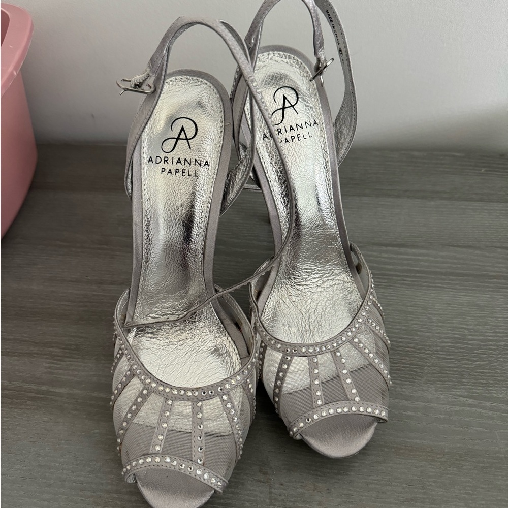 Silver High Heels - Picture 2 of 4